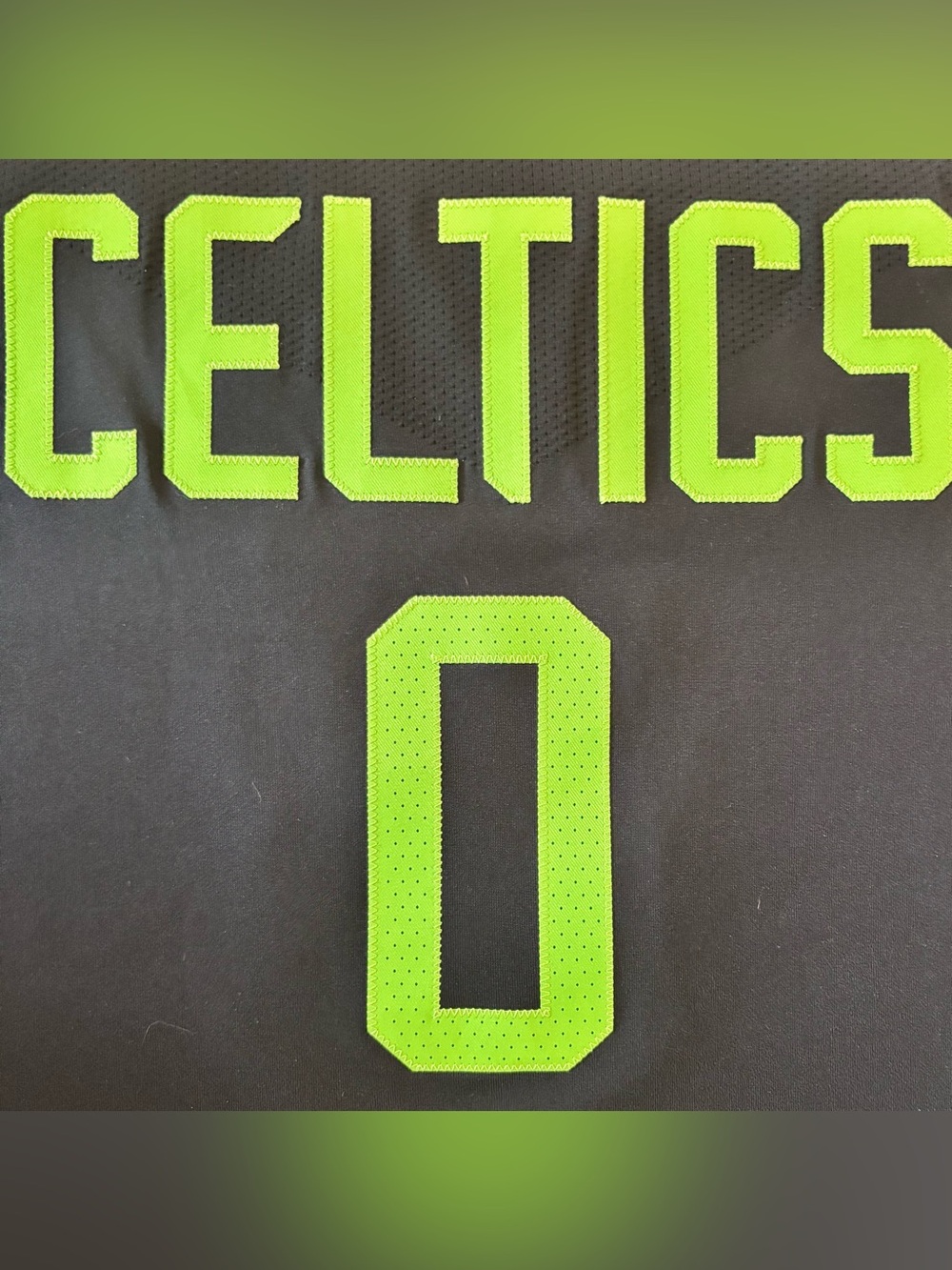 Authentic Jayson Tatum Boston Celtics Jersey Nike NBA City Edition 56 2XL - Picture 9 of 16